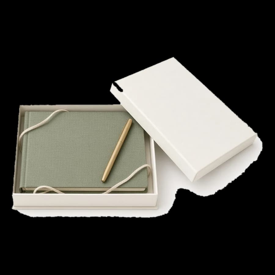 A wrapped gift set