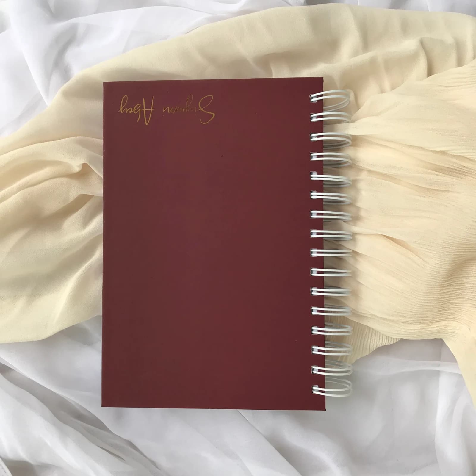 Personalised Name Notebook cover